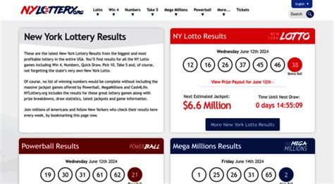 www.nylottery.org lotto results|New York Lottery: Official Site.